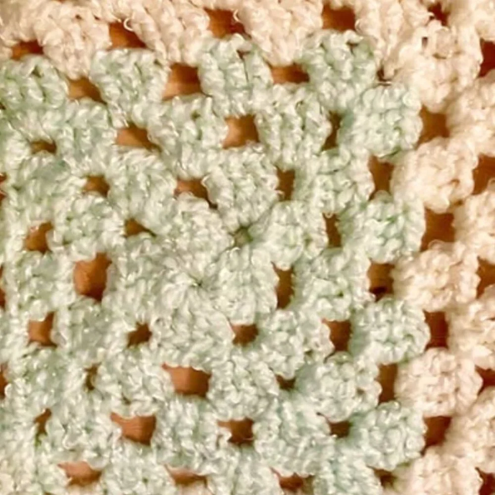 Granny Square Crochet Cottagecore Fairy Coquette Blanket Throw Afgan 48
